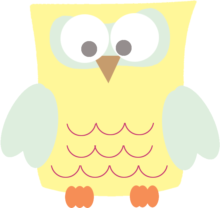 Funny Yellow Owl Clipart - Owl Clip Art Black Background (830x866), Png Download