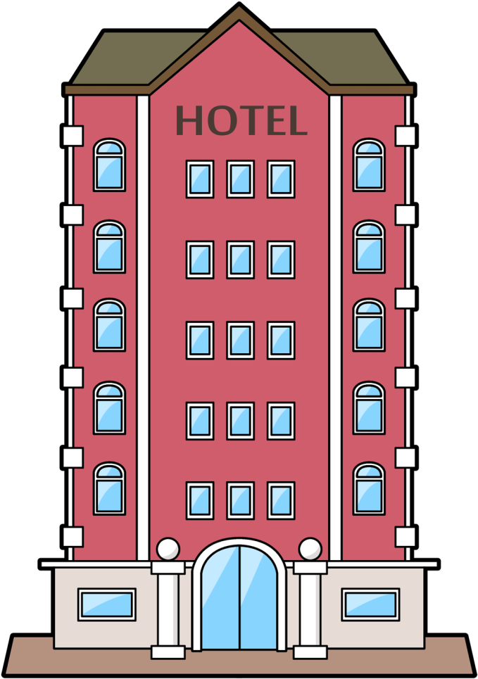 Pillow Clipart Transparent Background - Hotel Clipart (830x1107), Png Download