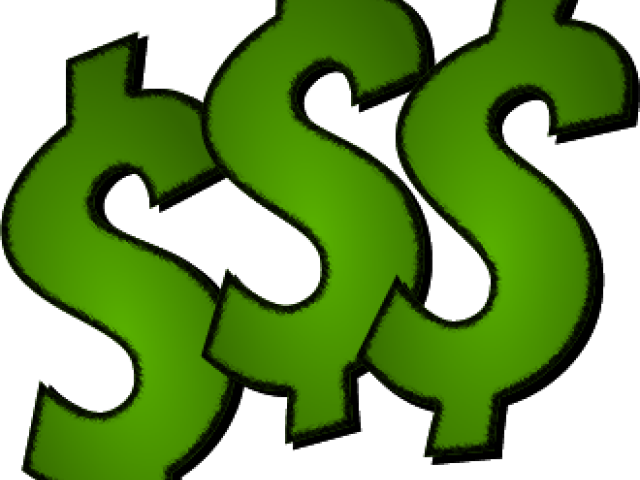 Dollar Signs Clipart (640x480), Png Download