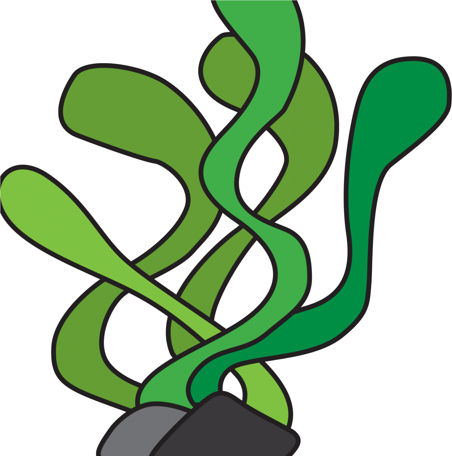 Underwater Plants Clipart At Getdrawings (1500x1500), Png Download