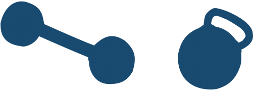 Vector Graphics,free Illustrations - Blue Weight Clip Art (500x250), Png Download