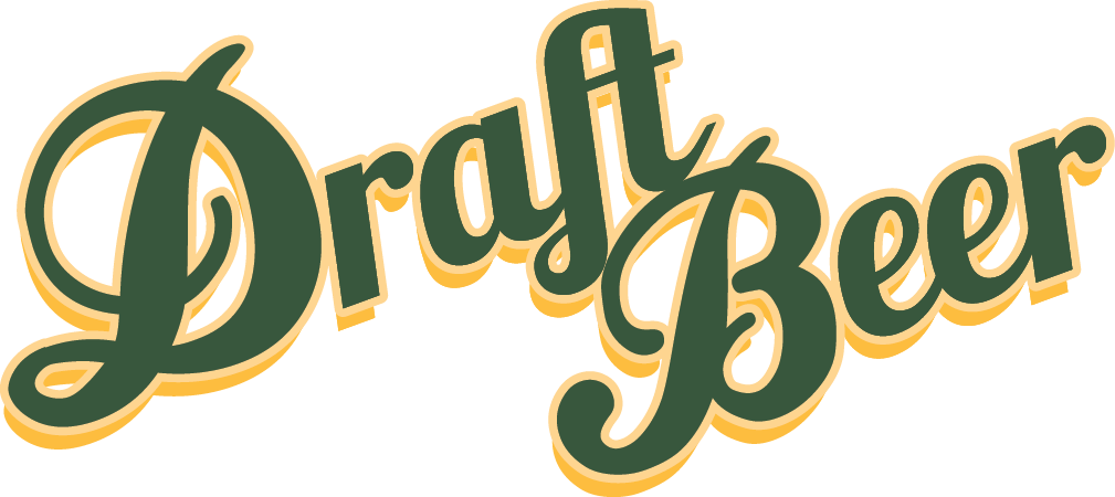 Beer Clipart Draught Beer - Draft Beer Logo Png (1009x450), Png Download