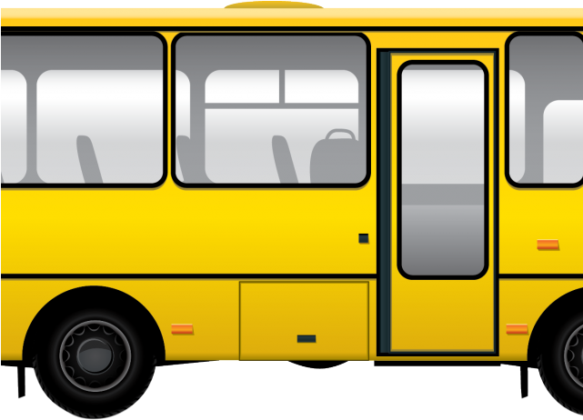Bus Clipart Private Bus - Bus Vector (640x480), Png Download