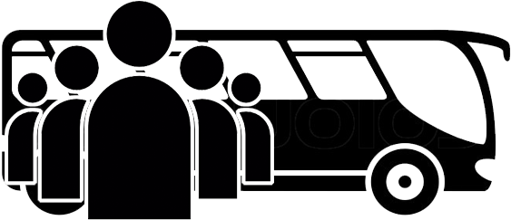 Orlando Florida Bus Charter Group Transportation Space - Clip Art Motorcoach (600x300), Png Download