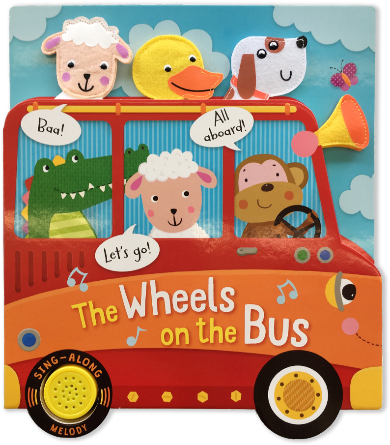 Bus Clipart Sound - Clip Art Wheels On The Bus (800x970), Png Download