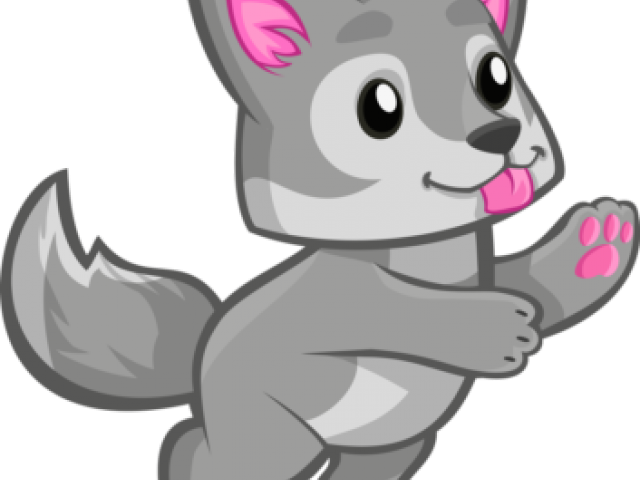 Animated Wolf Clipart - Wolf Clip Art (640x480), Png Download
