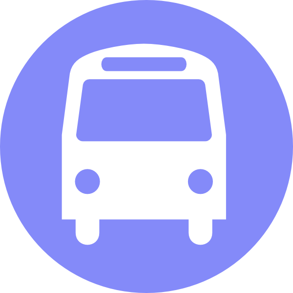 This Free Clipart Png Design Of Bus Clipart (600x600), Png Download