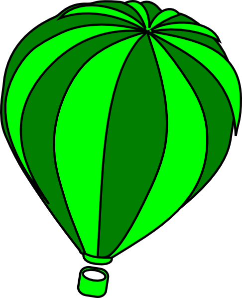Hot Air Balloon Grey Clipart Png For Web (486x597), Png Download