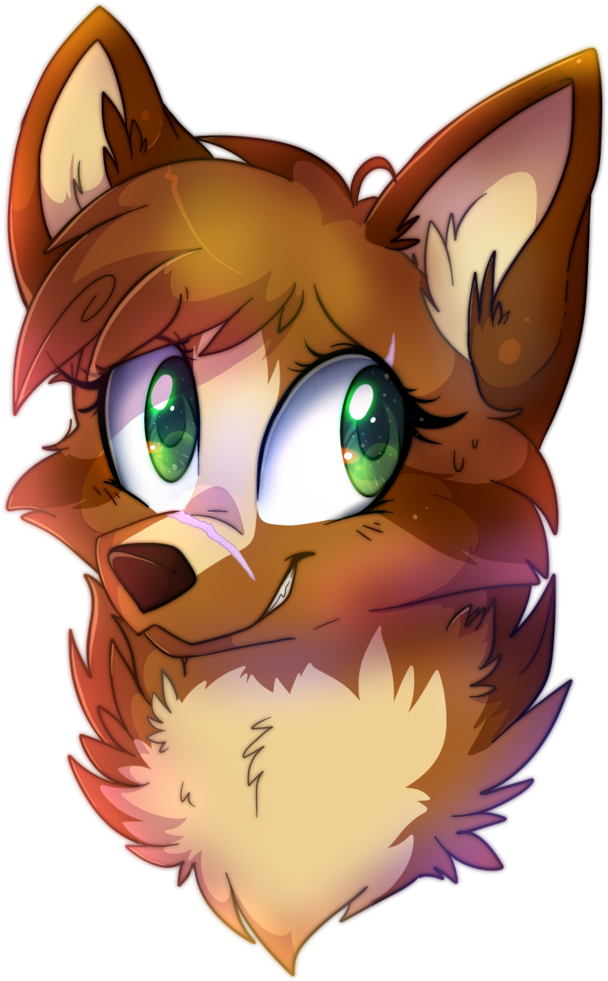 And Apples By Nighttame On Deviantart - Cute Wolf Headshot Drawing (751x1063), Png Download