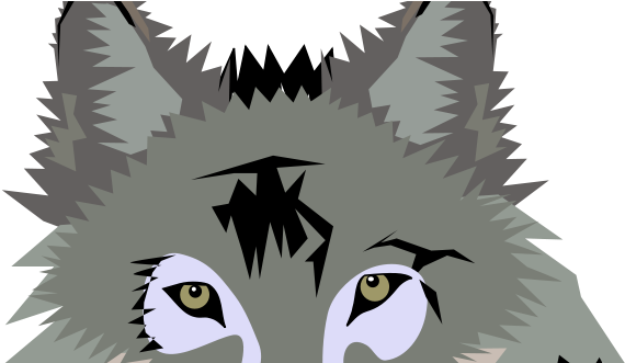 Wolf Clipart (628x330), Png Download