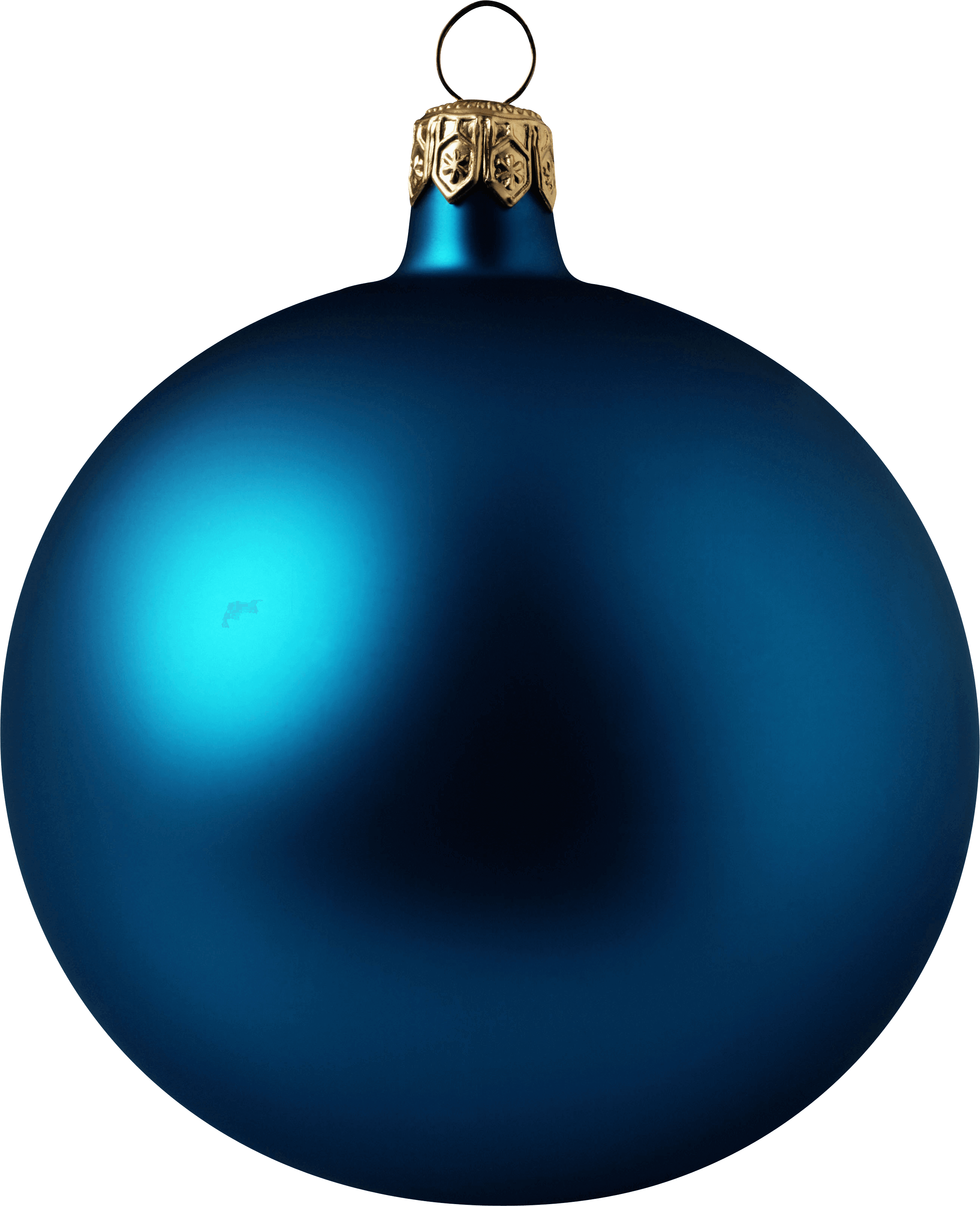 Christmas Ball Blue Png (2603x3201), Png Download