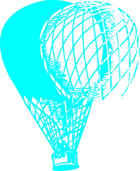 Hot Air Balloon Svg Clip Arts 486 X 592 Px (486x592), Png Download