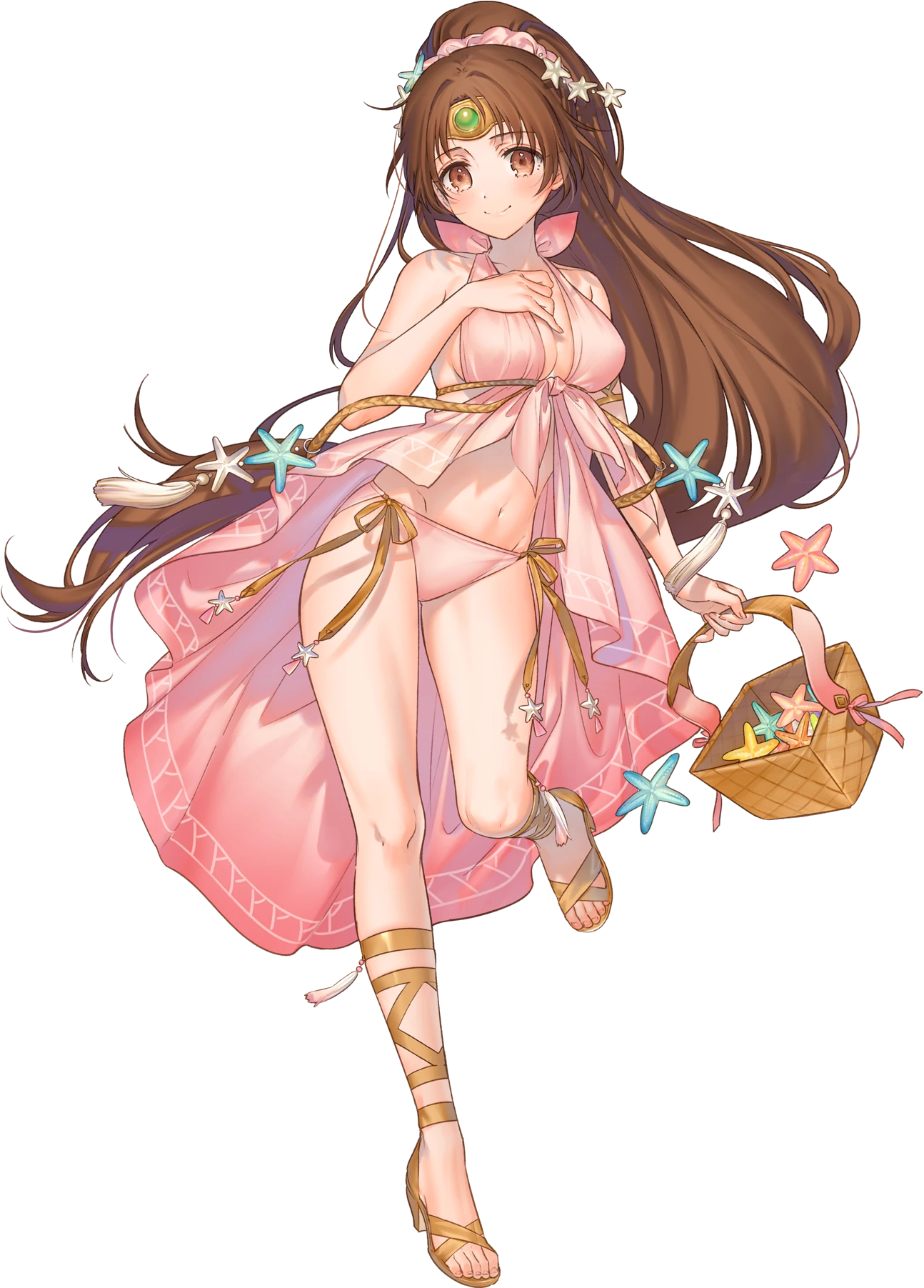 Linde Summer Rays Face - Fire Emblem Heroes Linde (340x408), Png Download