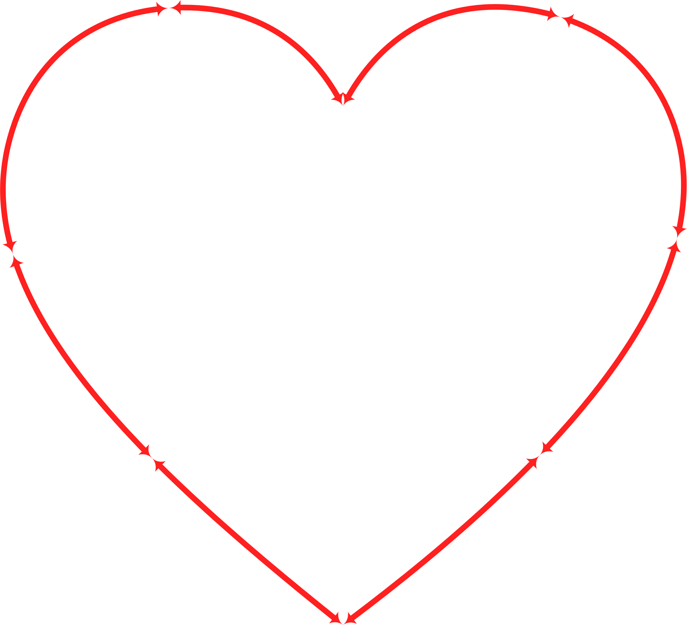 Image Black And White Download Big Image Png - Draw A Big Love Heart (2356x2142), Png Download