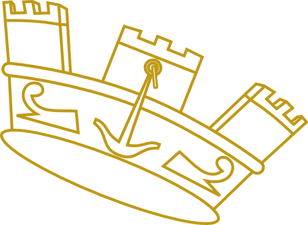 Crown Clipart Outline Png - Crown Outline (600x438), Png Download