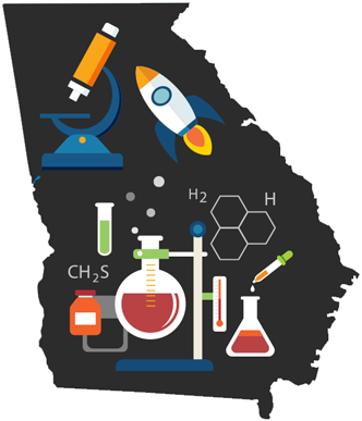 Stem / Steam Georgia - Georgia (384x400), Png Download