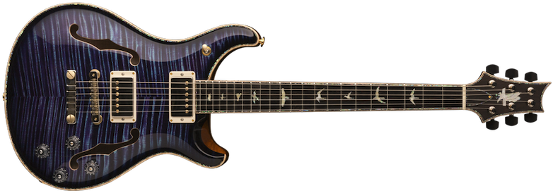 Introducing Prs Guitars Private Stock Hollowbody Ii - Gus G Esp Eclipse (800x273), Png Download