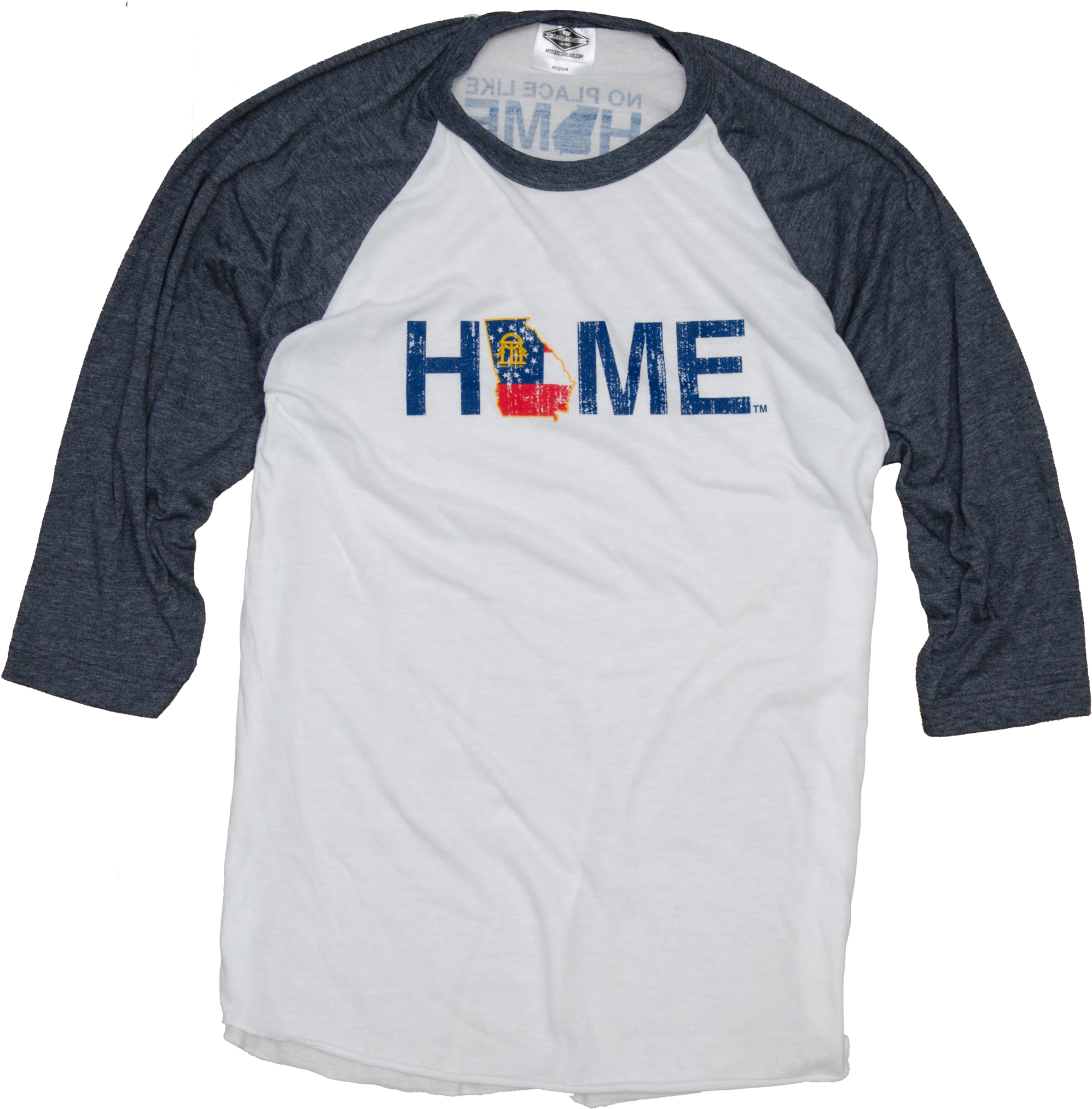 Georgia 3/4 Sleeve - Illinois (700x700), Png Download