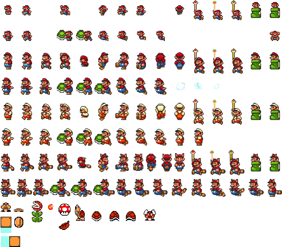 Mario sprites