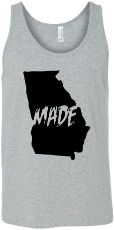 1georgia Made Outline - Llama Animal Groove Tank Top (500x500), Png Download