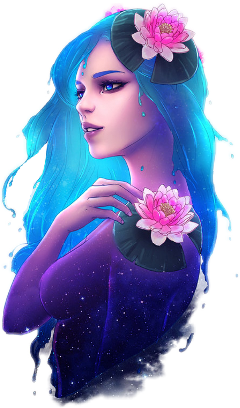 Water Lily Nebula (480x815), Png Download