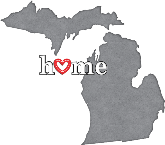 Click And Drag To Re-position The Image, If Desired - Michigan Counties 2016 Election (600x524), Png Download