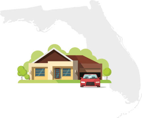 Florida Home Png - National Homeownership Month 2017 (500x416), Png Download