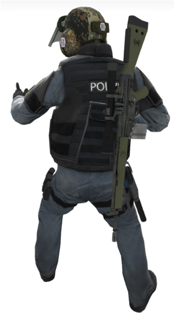 File History - Cs Go Ct With Awp Png (346x633), Png Download