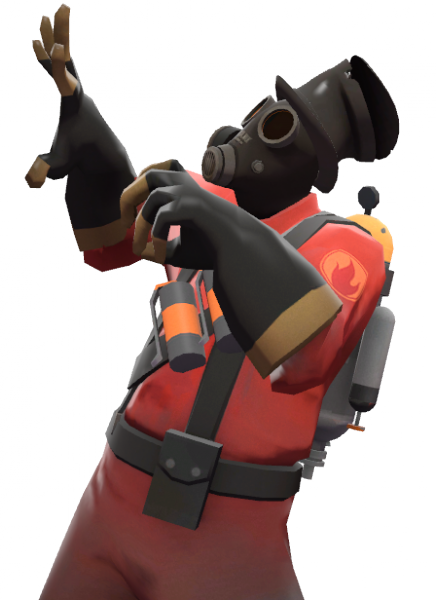 Team Members It S - Tf2 Gibus Pyro (436x600), Png Download