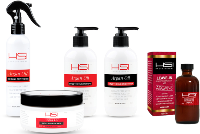 Introducing Hsi Professional, The Leading Salon Professional - Hsi Professional 4-ounce Argan Oil Leave-in Hair Treatment (960x685), Png Download