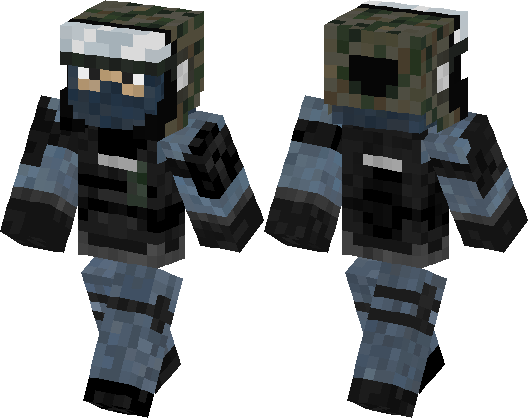 Minecraft Skin Black Ninja (528x418), Png Download