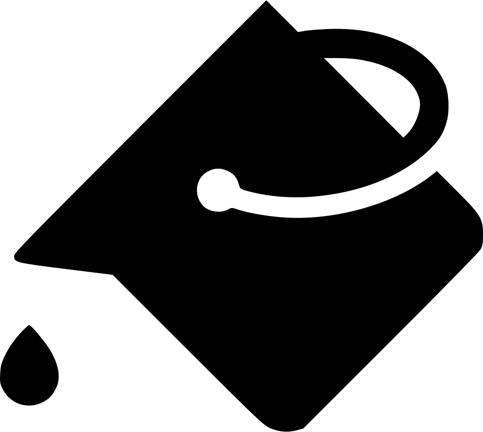 Bucket Paint Drip Color Comments (980x876), Png Download