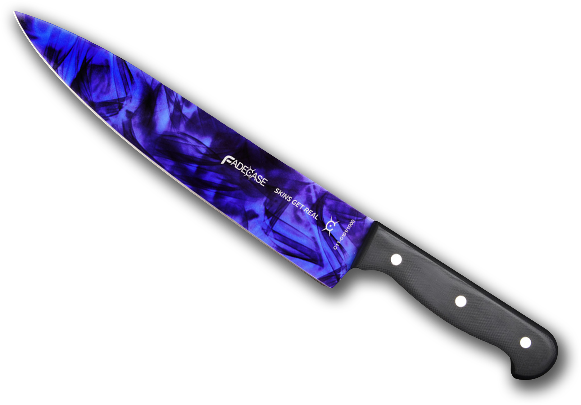 Fadecase Chef Knife Sapphire - Fadecase Chef Knife - Sapphire (2100x1500), Png Download