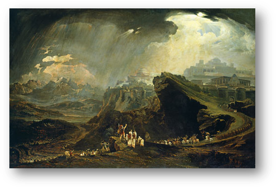 The Sun Stands Still - Joshua Commanding The Sun To Stand Still Upon Gibeon (571x391), Png Download