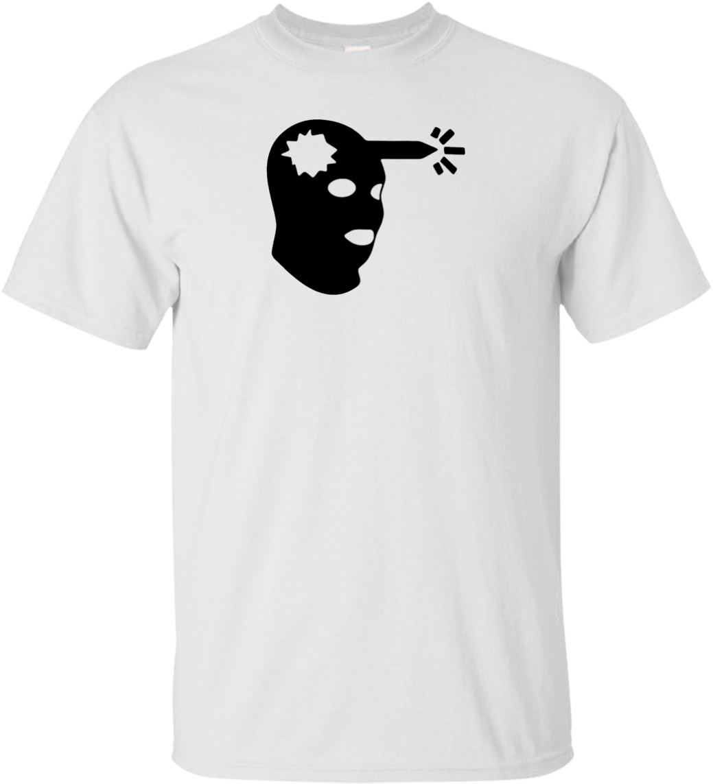 Csgo Headshot T-shirt - Drums (500x500), Png Download