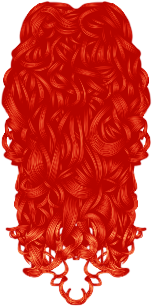 Romantic Hair - Hair (852x1350), Png Download