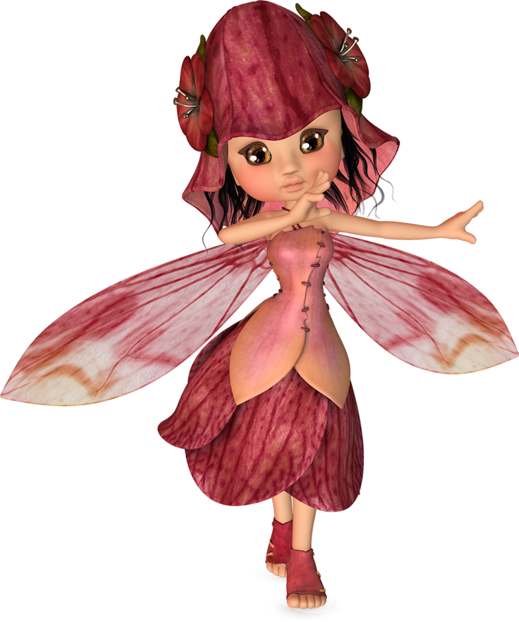 Cookies Poser Gif Tubes Cookie Dolls Art - Fairy (756x907), Png Download