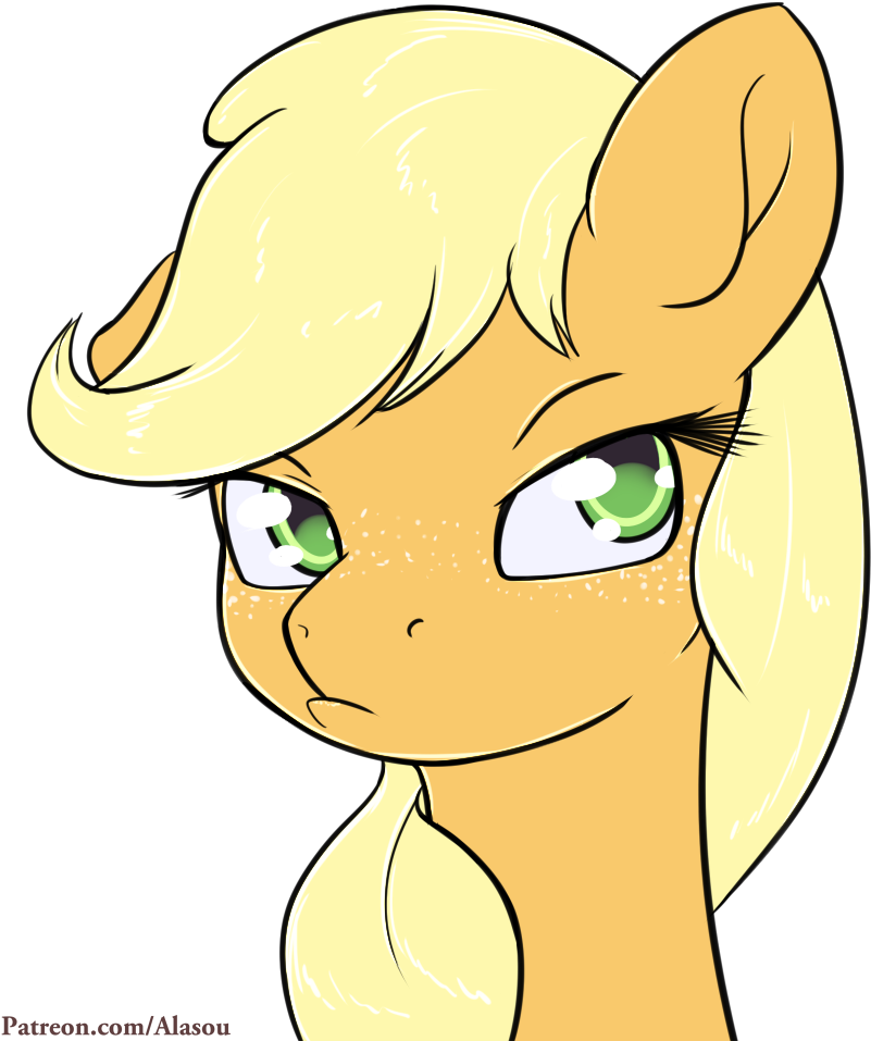 Alasou, Freckles, Missing Accessory, Patreon, Pouting, - Cartoon (900x1125), Png Download
