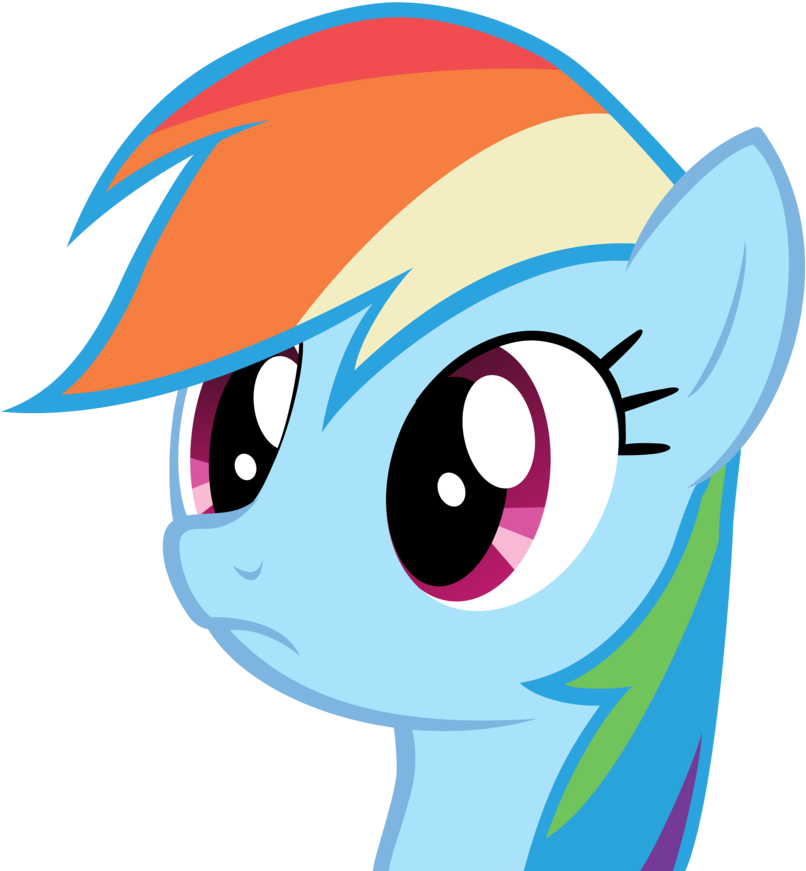 1397754740835 - Rainbow Dash With A Horn (900x880), Png Download