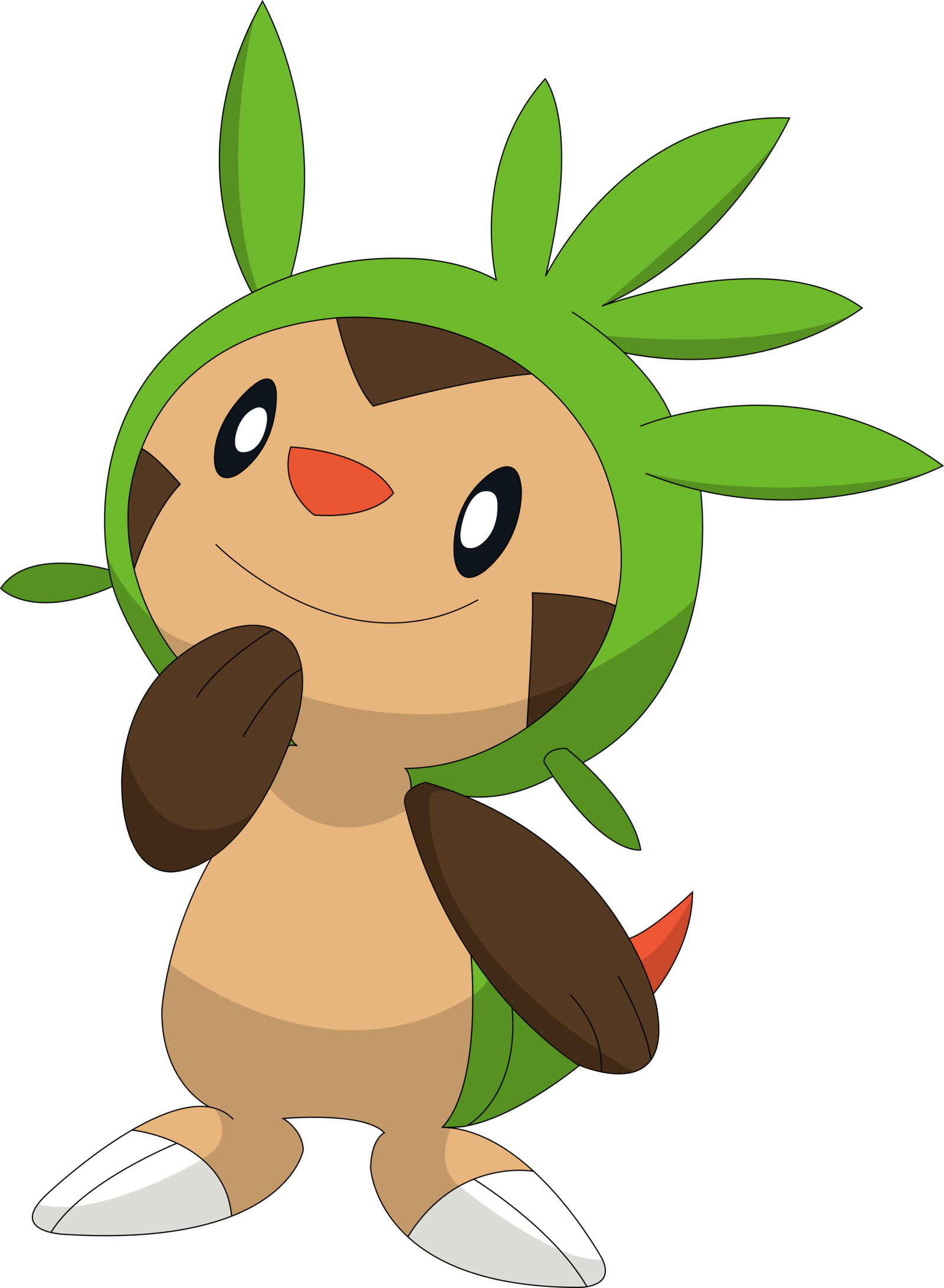 Macaroons Drawing Chespin - Party Chespin Pokemon (1600x2184), Png Download