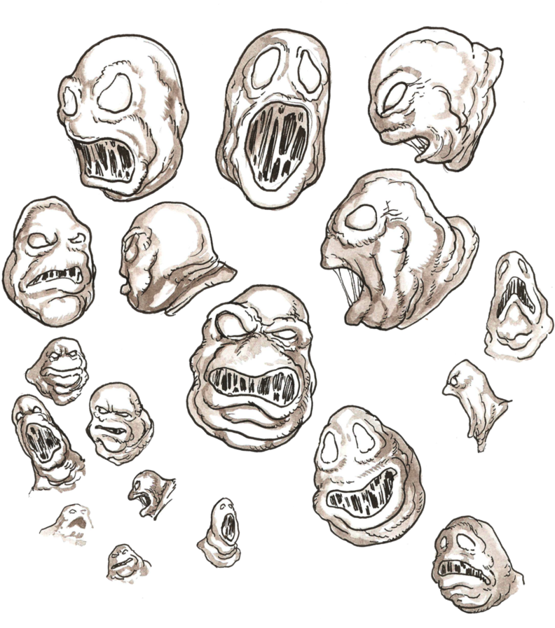 Scary Drawings Easy - Create Monsters (848x942), Png Download