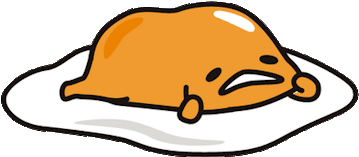 Report Abuse - Png Tumblr Stickers Gudetama (500x281), Png Download