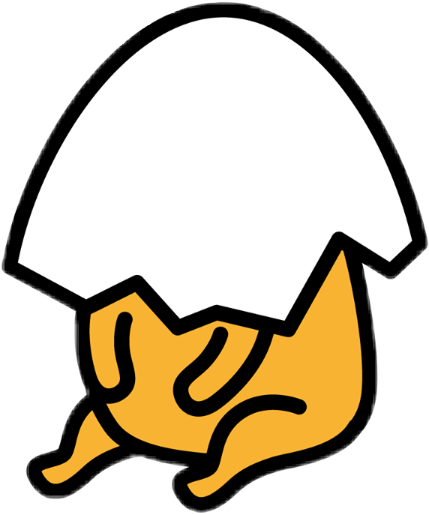 Gudetama Sticker - Gudetama Just Can T (429x514), Png Download