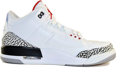 Jordan 3 Png Graphic Transparent - Retro Style (600x401), Png Download