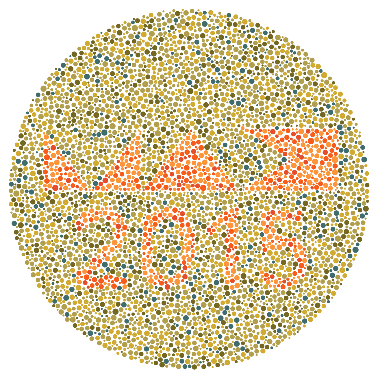 Adobe Max - Ishihara Test (1308x1308), Png Download