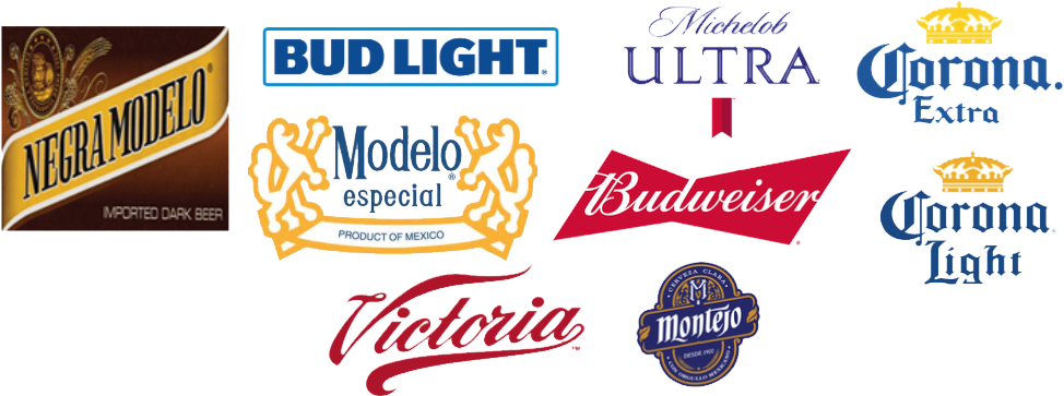 Alicia's Mexican Grille Offers An Extensive Range Of - Modelo (984x369), Png Download