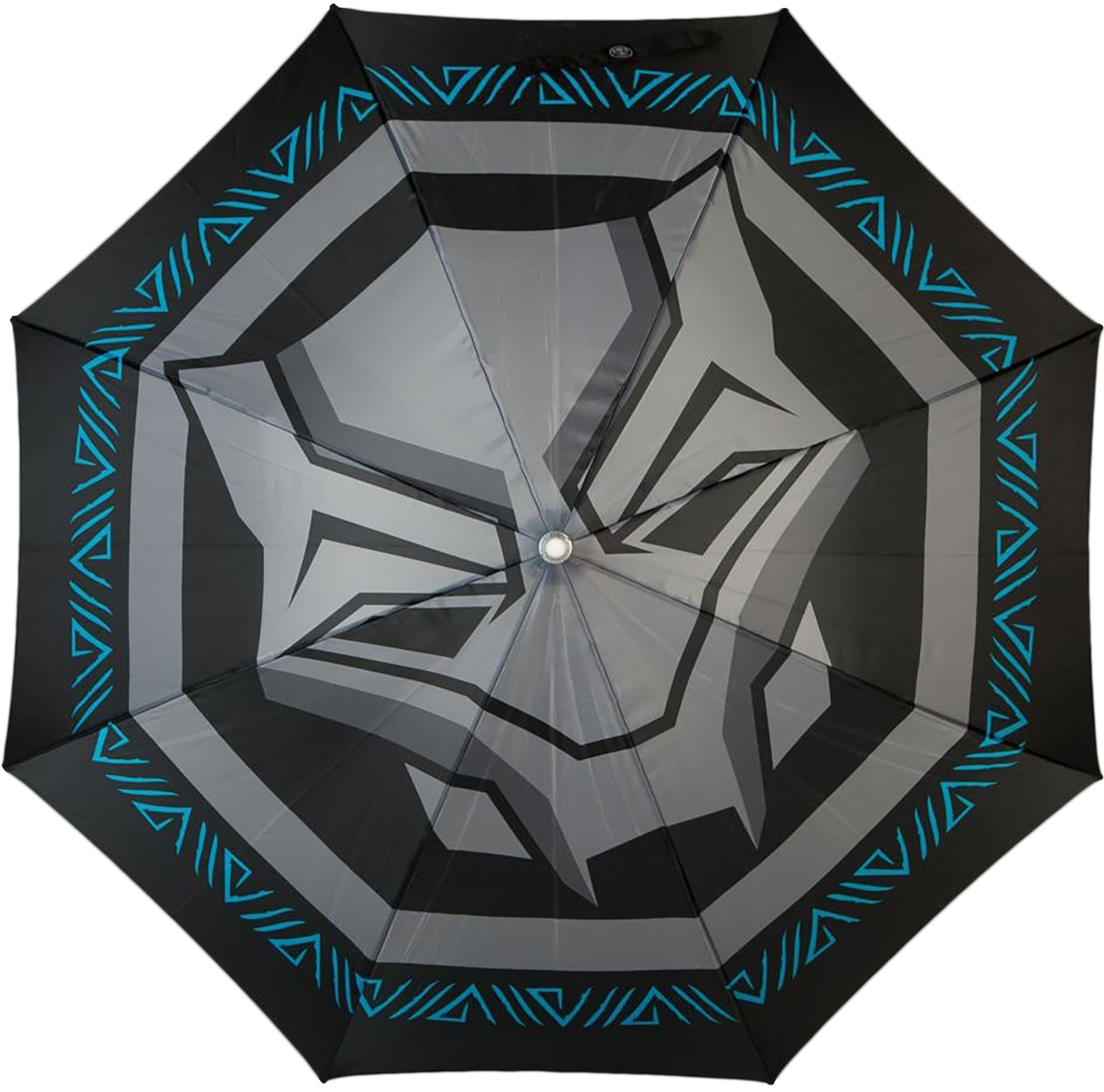 Black - Black Panther Umbrella (1641x1613), Png Download