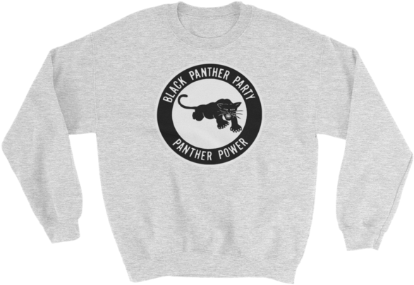 Black Panther Party Original Logo Sweatshirt - Monica Style Friends Girls Tshirt (600x600), Png Download