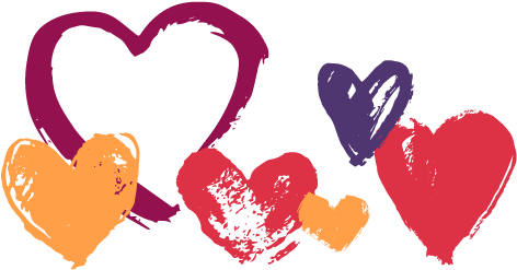 Live Your Longing - Heart Hand Drawing Transparent Png (480x250), Png Download