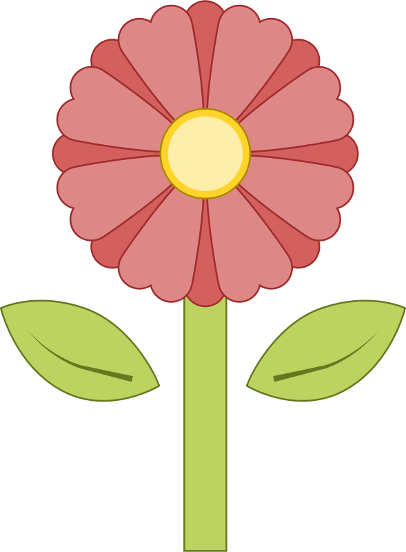 Spring Flowers Png Clipart Best - ورد كرتون (589x800), Png Download